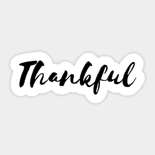 Thankful Sticker